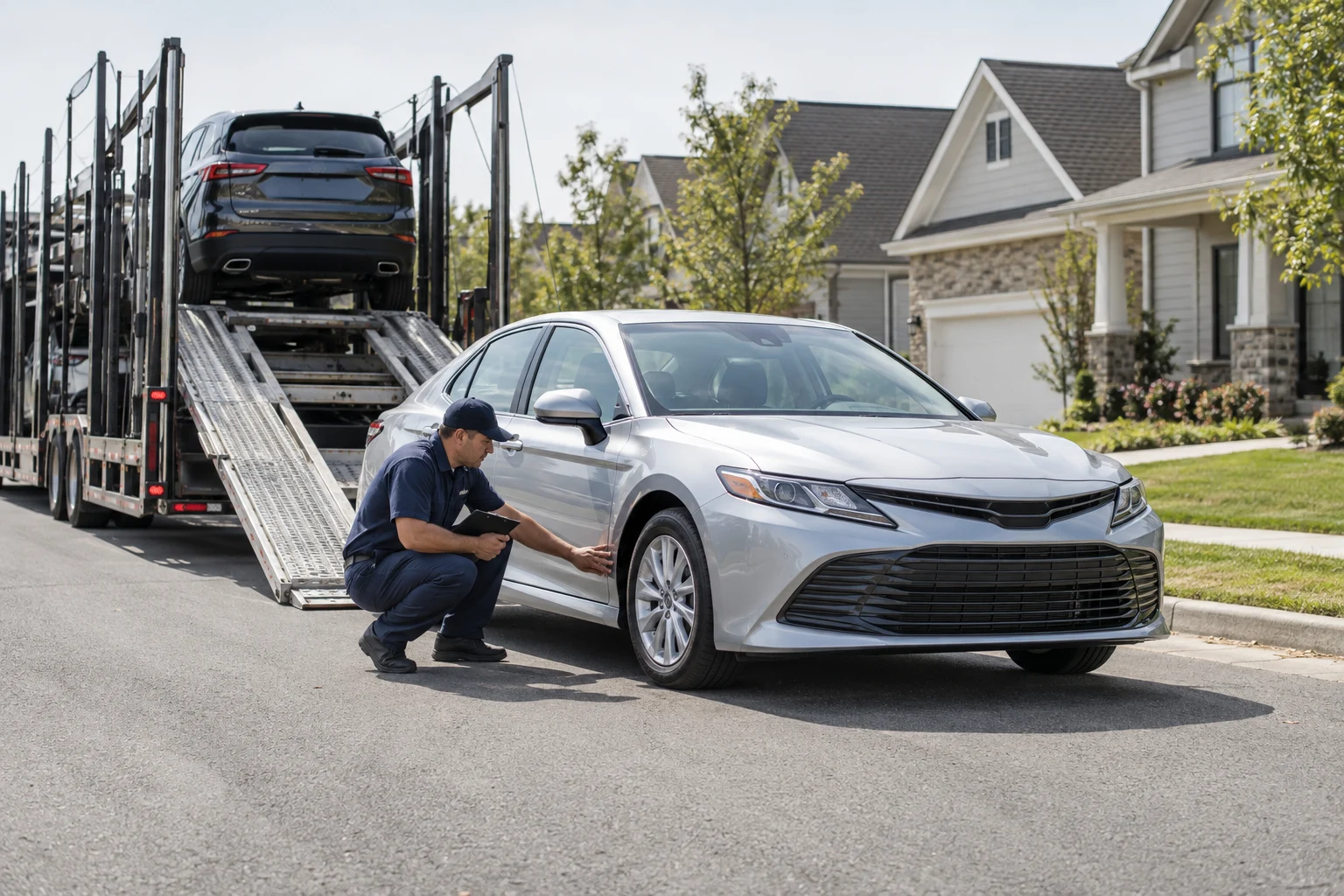 Vehicle delivery and inspection